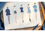 create luxury fashion concept illustrations